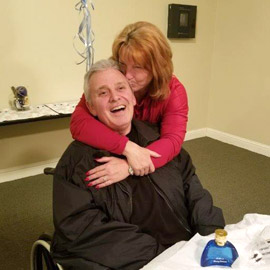 Nexus Neurorecovery Center resident celebrates one-year wedding anniversary with his wife