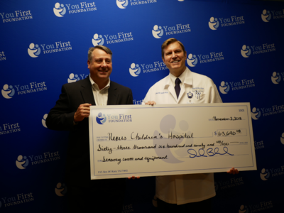 You First Foundation donates over $63k dollars to Nexus Children’s Hospital