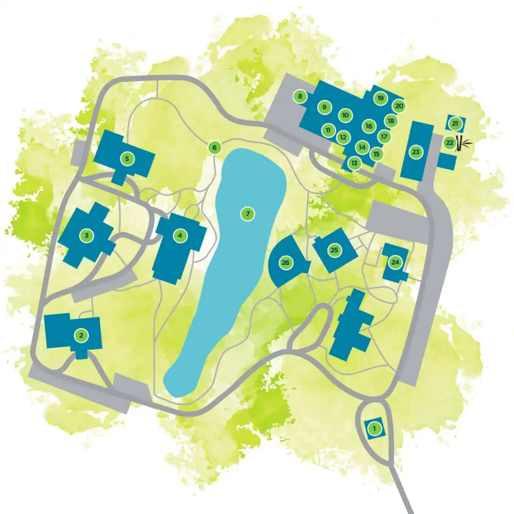 Nexus Neurorecovery Center campus map